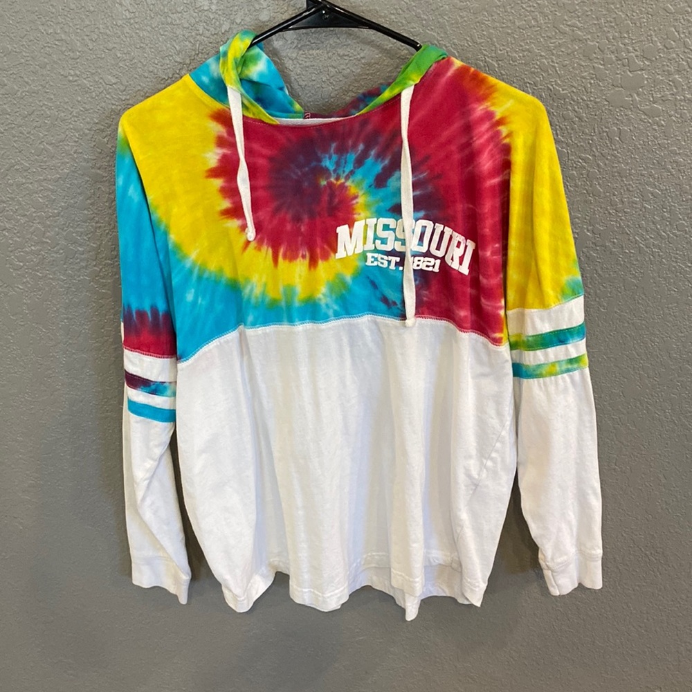 Missouri tie-dye hoody